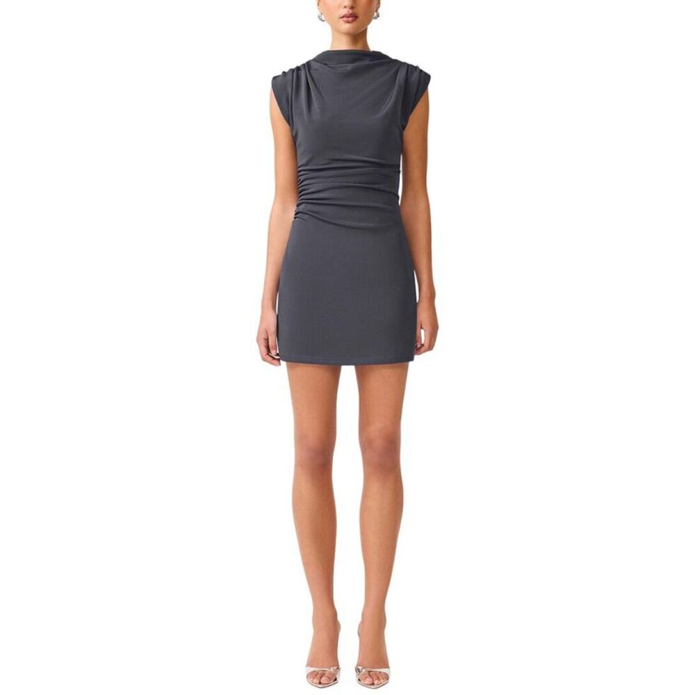 Elliatt Womens Marisol High Neck Mini Dress